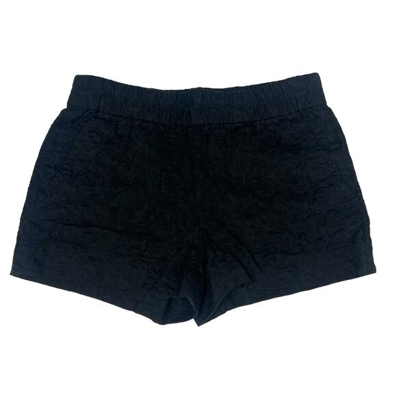 J. Crew Shorts Floral Jacquard Boardwalk Short Cotton Pull On Pockets Women's 00 - Picture 1 of 10
